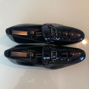 Louis Vuitton Patent Leather Glass Dome Loafers. No original box.